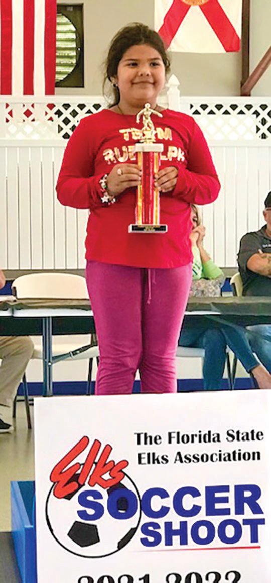Sofia Velasco, from Okeechobee, was the U-8 Girls Champion.